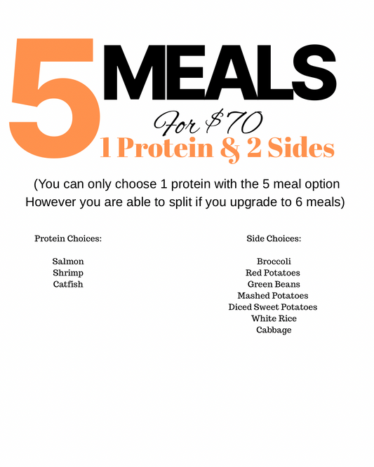 Meal Preps : 5 Meals
