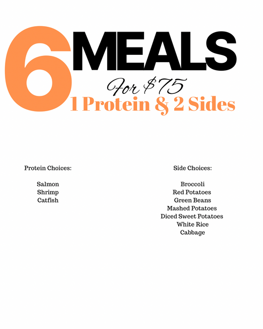 Meal Preps : 6 Meals