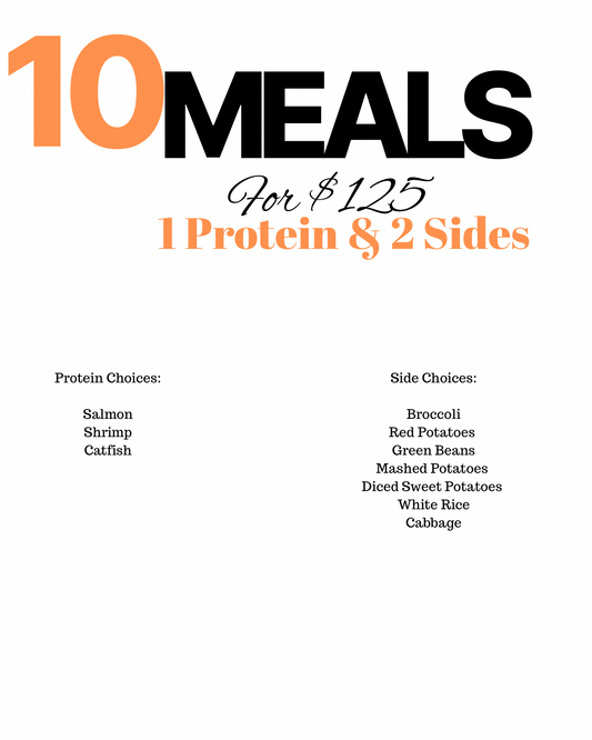 Meal Preps : 10 Meals