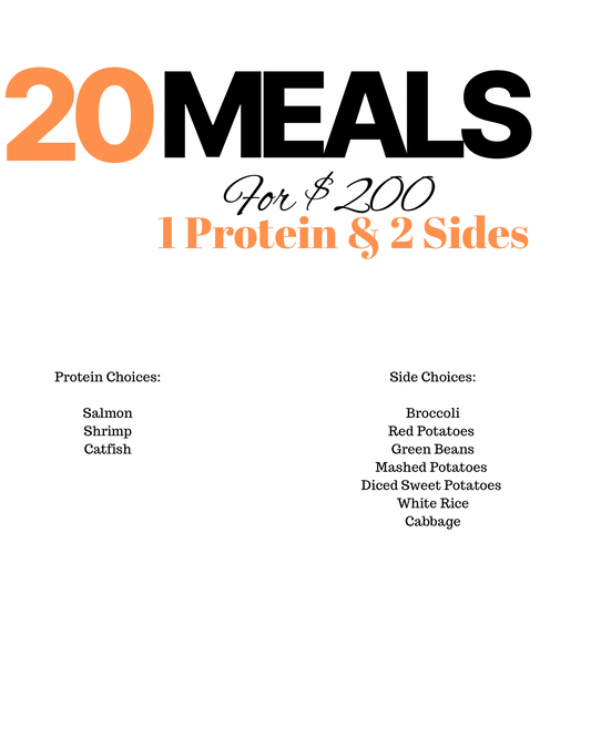 Meal Preps : 20 Meals